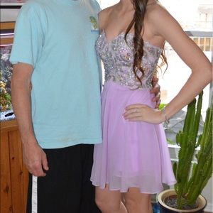 Tony Bowls Light Purple Dress